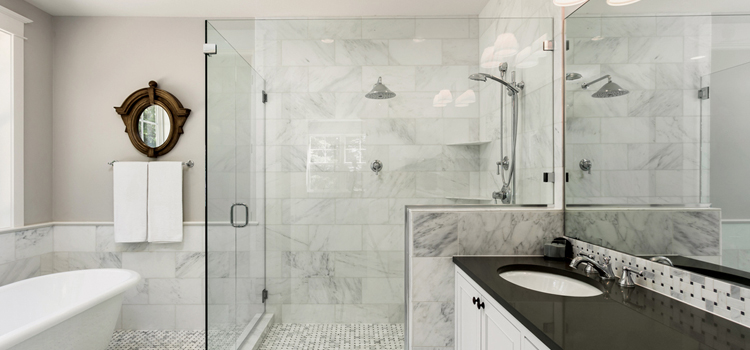 bathroom shower door installation in Aliso Viejo